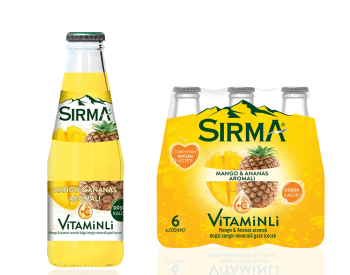 Sırma Mango&Ananas soda 24 x 200 ml.