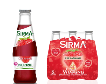 Sırma Çilekli soda 24 x 200 ml.